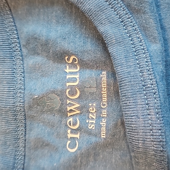 Crewcuts J Crew metallic lightning cotton t shirt size 12 like new - Picture 3 of 6